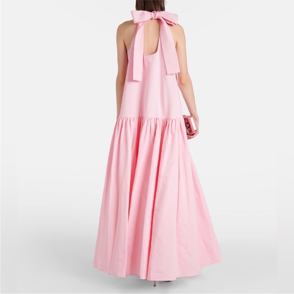 New Staud Marlowe Neck Tie Tiered Maxi Dress size XS - Picture 7 of 17